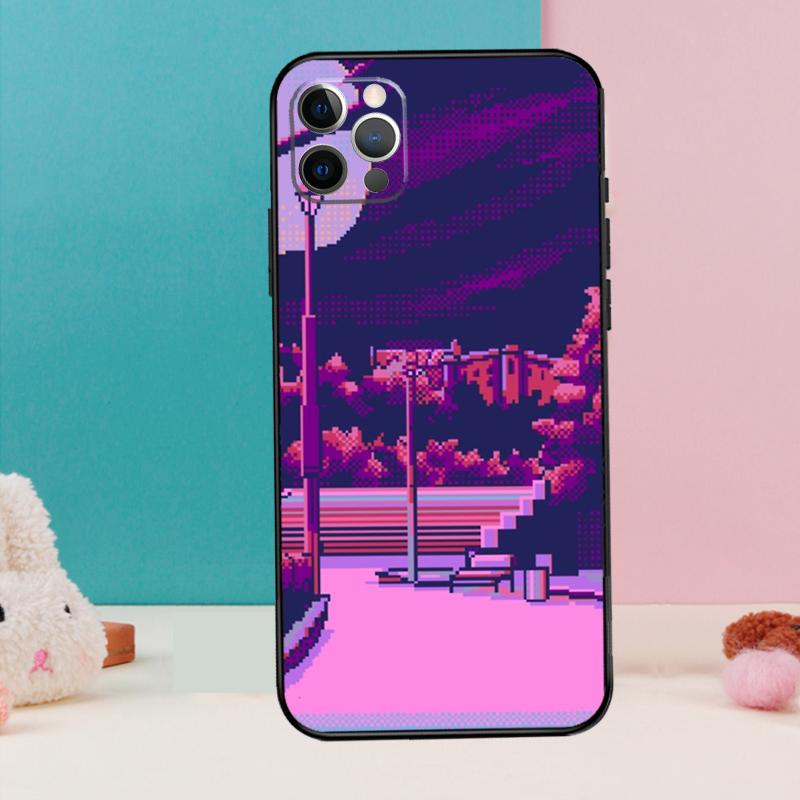ART PIXEL AESTHETIC INDIE GEEK Phone Case For iPhone 17 Air 16 15 13 12 11 14 Pro Max 12 13 Mini 15 16 Plus 16e Cover Coque