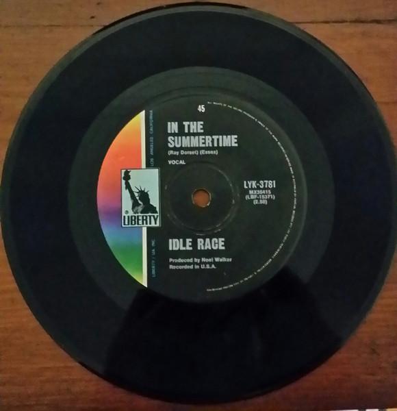 

7inch Record IDLE RACE - In The Summertime LYK3781 LIBERTY 1970 Australia Rock Used