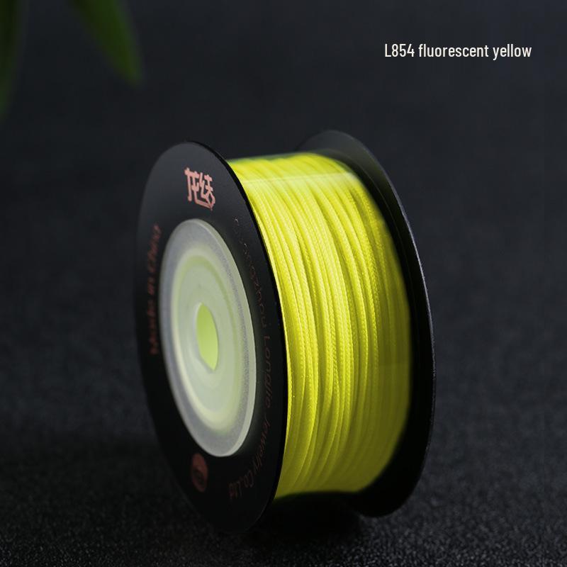 Dragon Knot High-A Jade Thread: Eco-friendly, Colorfast Jewelry Weaving Cord, 79 Colors, Handmade DIY Bracelet Material.