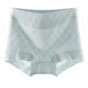 A-Class Women's Plus Size Seamless Mid-High Waist Pure Cotton Antibacterial Boxer Briefs with Butt Lifting