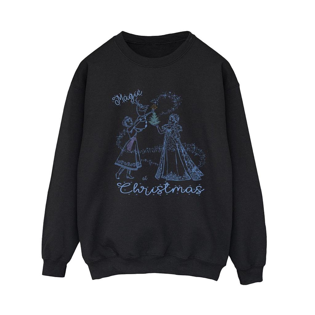 Disney Womens/Ladies Frozen Magic Christmas Sweatshirt