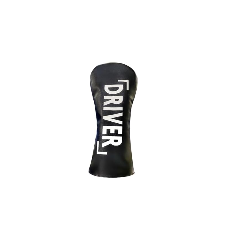 Waterproof Golf Headcover for Drivers, Woods, Utilities, and UTs with Club Number Tags (Black, DR) for 440cc and 460cc Drivers