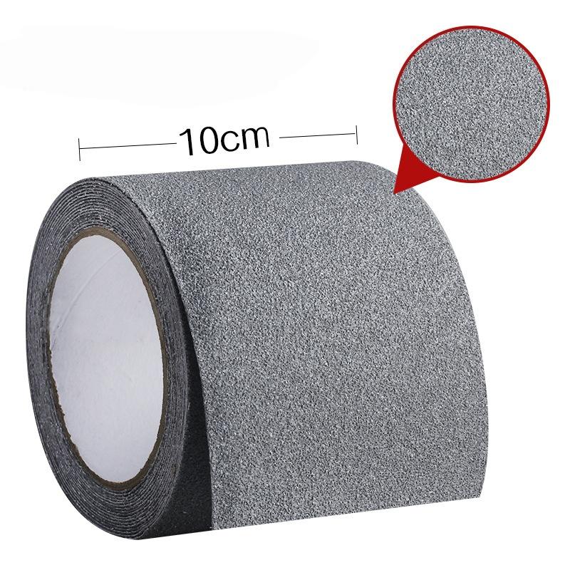 1Roll 10cm*5m Anti Slip Tape Self-adhesive Non Skid Ramp High Traction Friction Abrasive Adhesive Sticker For Stair Floor Step