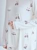 Gelato Pique Panda Print Long Free Size T-Shirt (PWCT251225) Women's White/White,