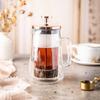 Kávovar/konvice na čaj 0,35 l French Press růžové zlato KLAUSBERG KB-7723