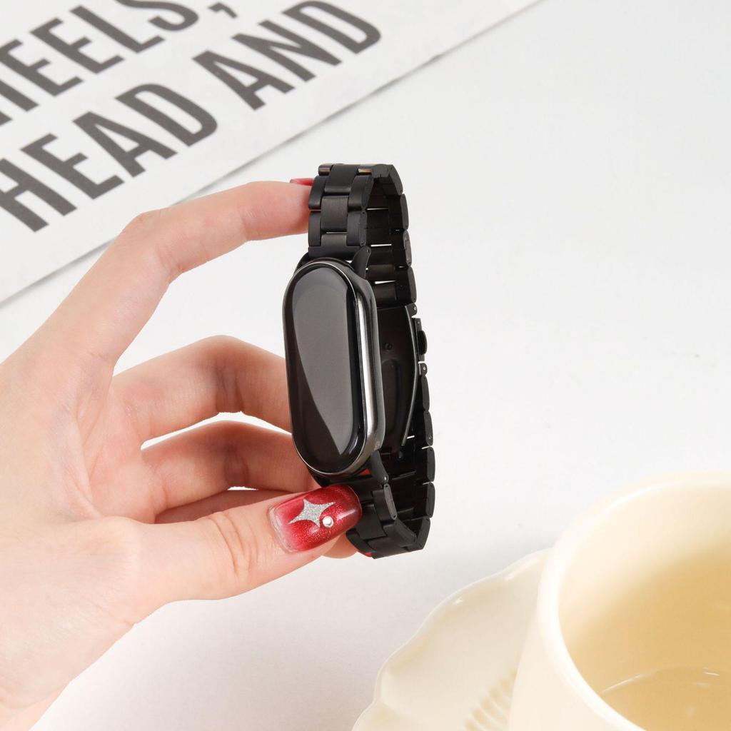Xiaomi Band 8/9 Pro Mailänder Edelstahl-Armband
