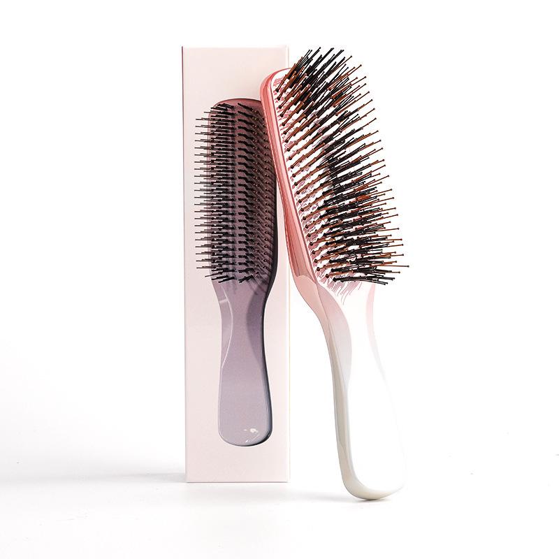 Zeus Electroplated Styling Comb – Straightening, Cleaning & Fluffy High-Skull Massage Curl Comb No Specific Size