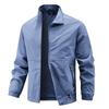 New Spring and Autumn Jacket Men's Top Large Size Men's Jacket Casual Stand-Up Collar Loose Sports Jacket