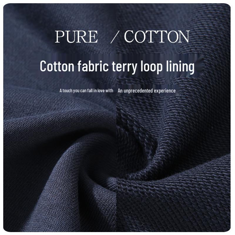 Unisex Volný Střih 380g Těžká Froté Mikina Cardigan s Možností Potisku Loga