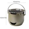 Metal Camping Charcoal Stove Household Tea Stove BBQ Tool Barbecue Grill  Travel