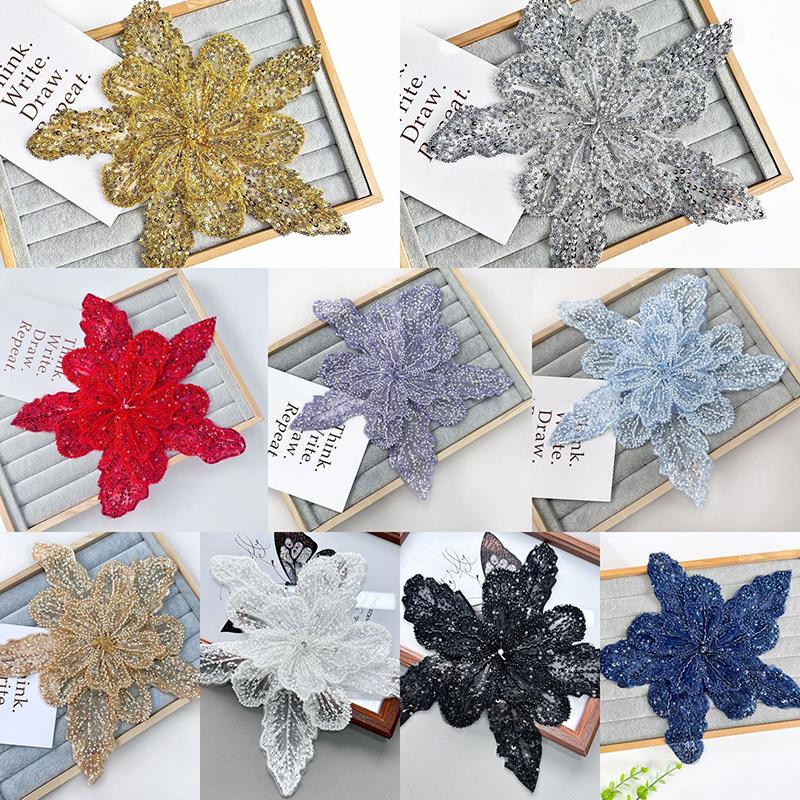 Daugiasluoksnė organza, trimatė gėlė, kristalais inkrustuota perlais su sagės aksesuarais