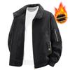 Men's Thickened Pure Cotton Jacket with Fleece Lining - Jeep Style Lamb Wool Winter Coat