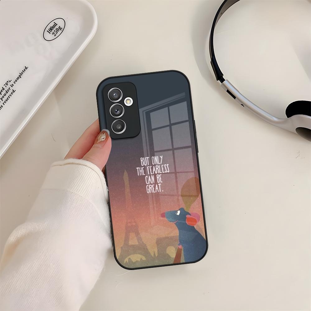 Disney Ratatouille Phone Case Glass For Samsung S24 S26 S23 S20 S25 S21 S22 Ultra Fe Plus A05 A06 A16 A26 A36 A56 Coque