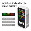 Portable Pinless Moisture Meter Digital Wood Moisture Detector Non-Invasive Wall Tester Moisture Sensor Hygrometer with Display