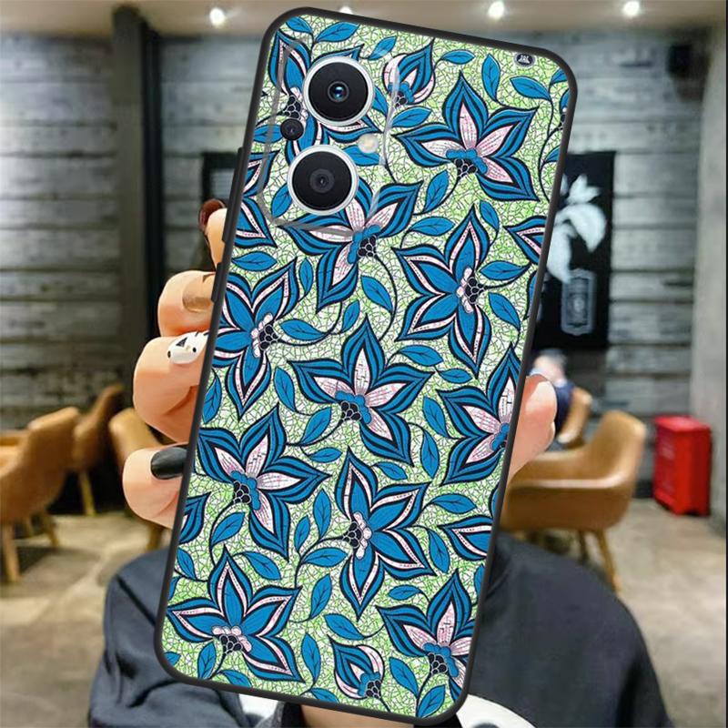 African Style Fabric Print Case For OPPO Reno 11 11F 13 12 F 8T 7 8 10 Pro OPPO Find X8 X6 Pro X3 X5 Lite Cover Coque