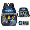 Lovely And Airy Roblox Blox Fruits Backpack For Kids In Grade 1-2