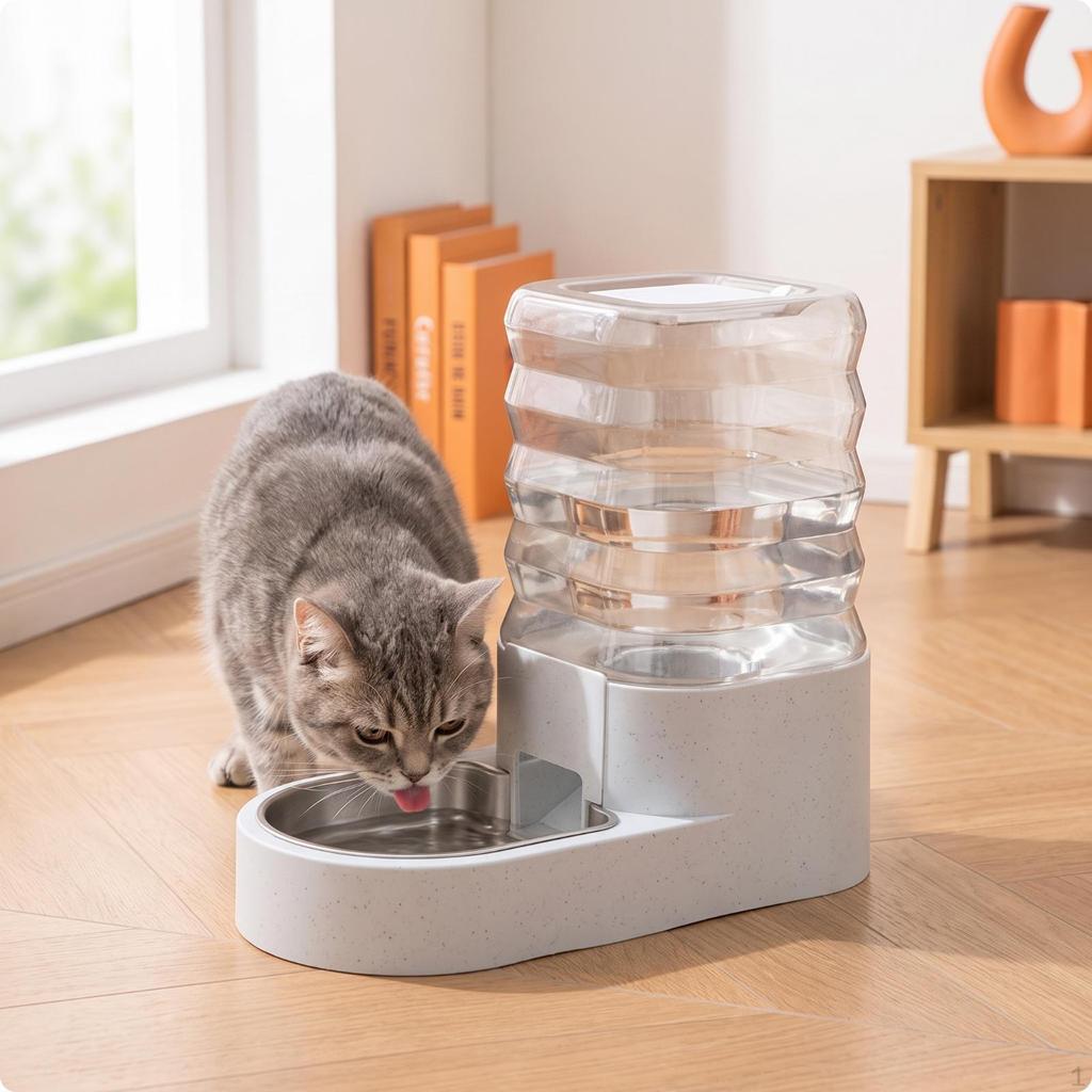 Pet Water Dispenser Large Capacity Dog MultiLevel Filtration Automatic Waterer with