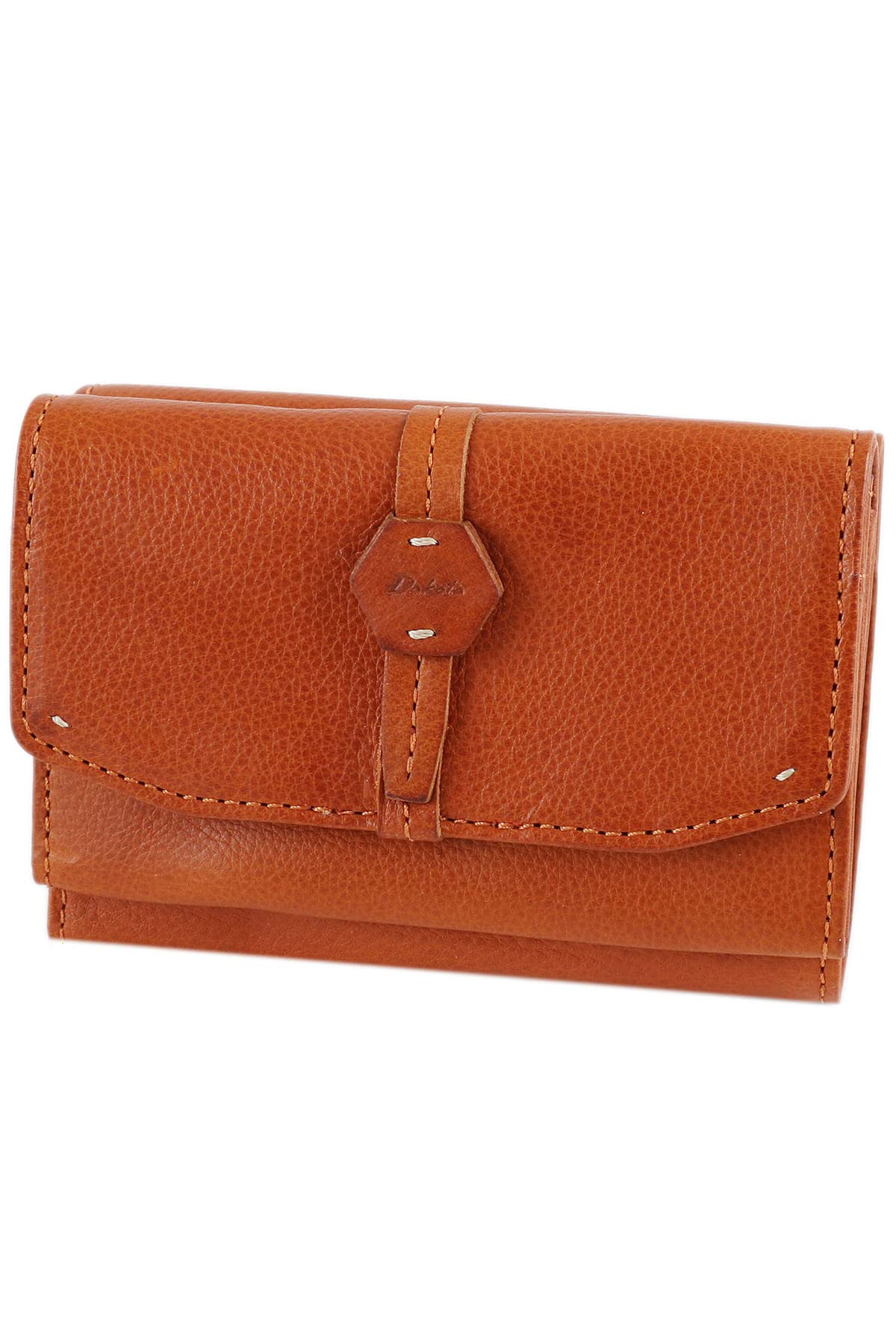 

DAKOTA Trifold Wallet Genuine Leather Brown Women s DA-30770-40 коричневий