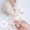 Plush Infant Car Seat Toy With Music Sounds Crib Mobile Hanging Toy For Soothing Baby Travel Bed Bell Cartoon Hanger