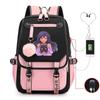 My World Harajuku Leisure Backpack Junior High School Student Elementary School Student Multifunctional USB School Bag Female