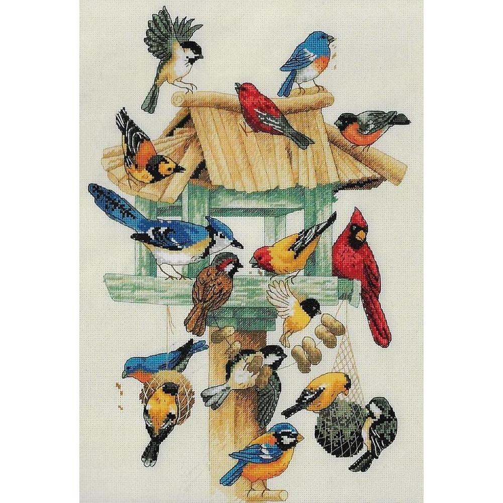 11CT Animal Cross Stitch Full DIY Cross Embroidery Handmade Art Crafts Needlework Creative Exquisite Bird for Girl Friend Gift