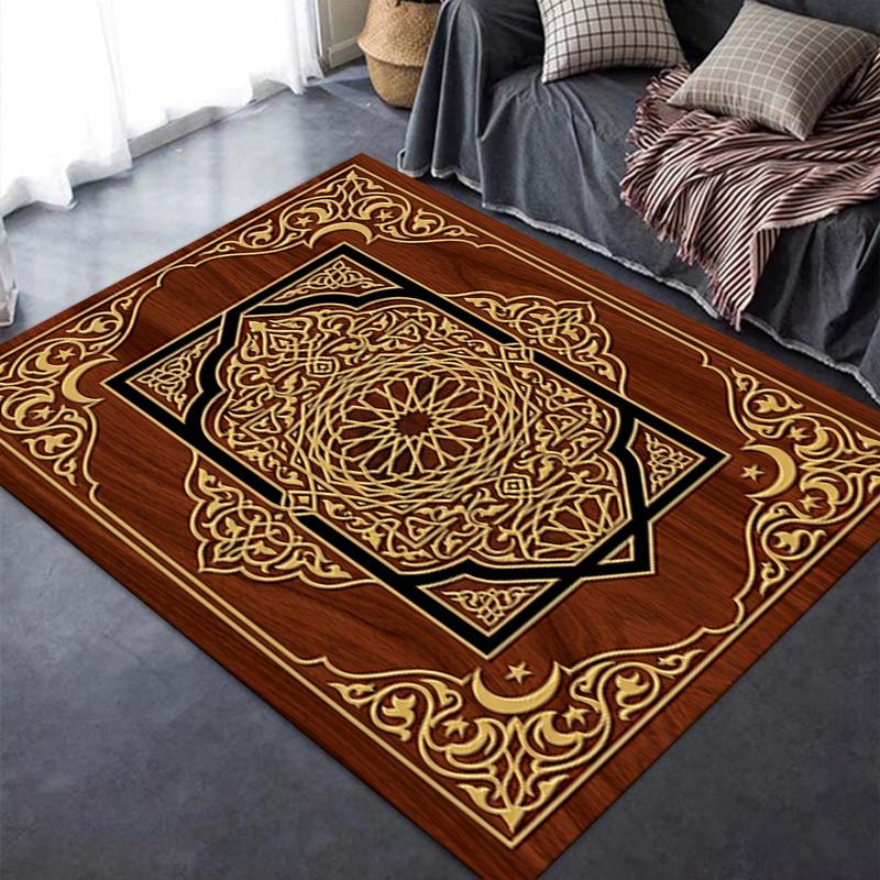 2025 New Muslim Carpet Rug for Living Room Bedroom Home Sofa Decoration,Kids play Non-slip Floor Mat129