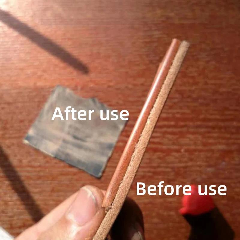 Lederfinish Tokonole Raueres Poliergummi 100g Handwerk CMC Klar Glättungsmittel Kantenlack