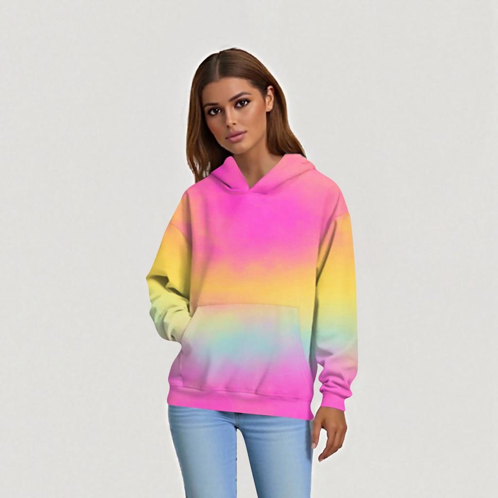 Women's Fashion Daily  Casual V-Neck Long Sleeve Printed Top