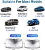 LEIBOO Car Sunshade Umbrella Car Sun Shade Protector Parasol Summer Sun Interior Windshield Protection Auto Shading Accessories