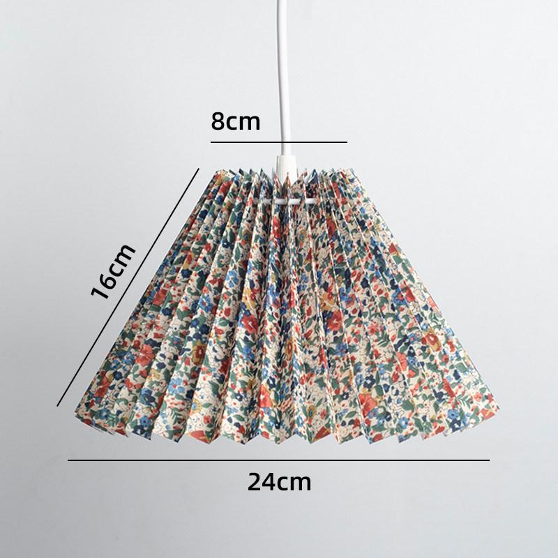 Nordic Origami Pendant Lights Lampshade Replacement Lamp Cover Downward Bulb Design Hanging Lamp Dining Room Kitchen Home Decor