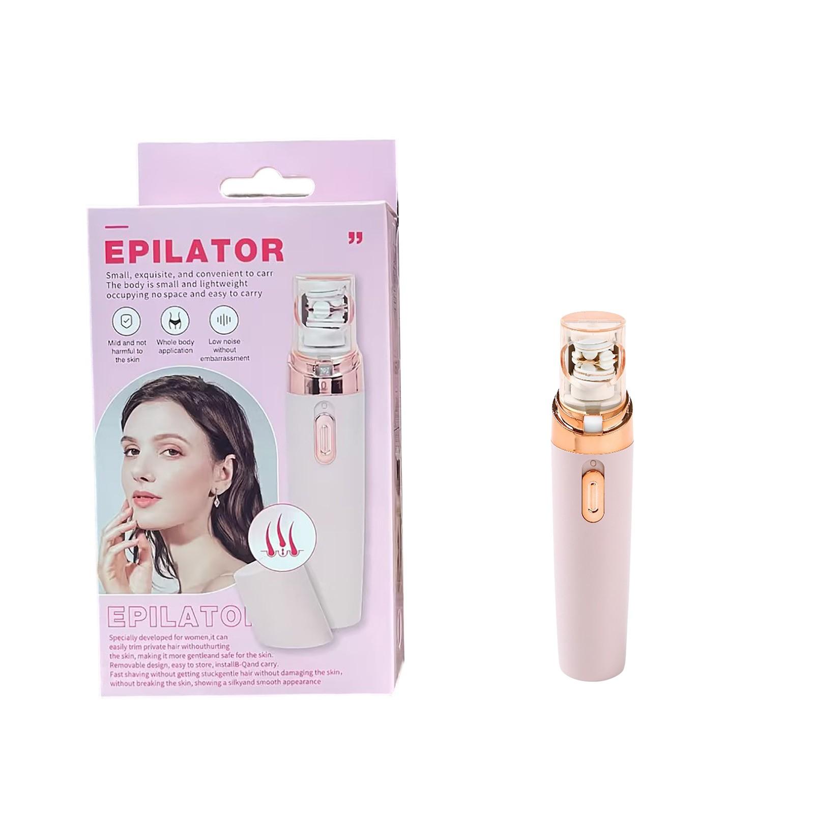 

Женский эпилятор для лица Эпилятор для лица Женский эпилятор для лица Женский беспроводной перезаряжаемый эпилятор One Size розовый