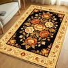 European Style Floral Carpet, Anti Slip And Anti Fouling Floor Mat Living Room Bedroom Study Retro Rural Style Home Decor