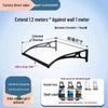 Aluminum Alloy Outdoor Sunshade & Rain Shield for Balcony Windows