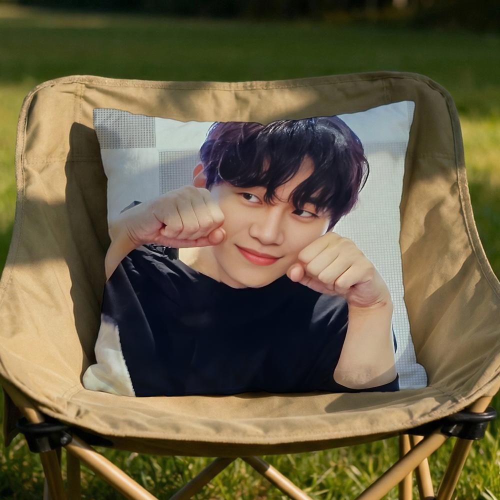 Kpop Lee JJunho Cushion Cover Soft Reversible  Durable Pillow Cover  MultiScene Use for Home  Car Daily Comfort
