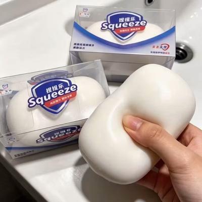 Népszerű ropogós szappan squishy, lassú visszapattanású fidget játék, puha szimulált összenyomható játék, szorongásoldó és stresszoldó ajándékjáték