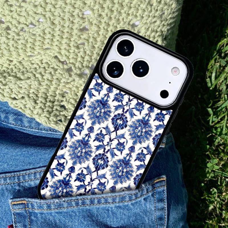 art Decorative Moroccan Tile Phone Case Cover for IPhone 11 12 13 14 15 16e 17 Pro Max Coque for IPhone 17 Air