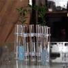 Hinged Flower Vase, Hydroponic Test Tube Vase, Flower Arranging Container, Plant Display Holder Set, Table Centerpieces Vase With Brush And S Hooks