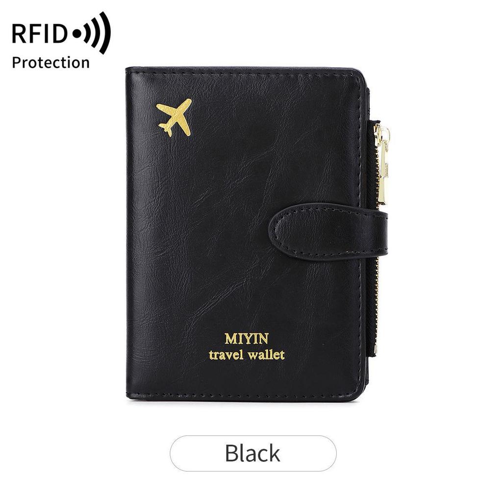 Sac à Passeport RFID Transfrontalier: Porte-documents de voyage polyvalent avec design d'avion