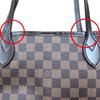 LOUIS VUITTON Damier No pouch Tote Bag Damier canvas Brown Women N41358 Used