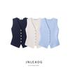 Jnleaog Spring New Arrival Women's Clothing Fashion Style French Fashion Design Plain Stitch Vest Style Tops 4192003