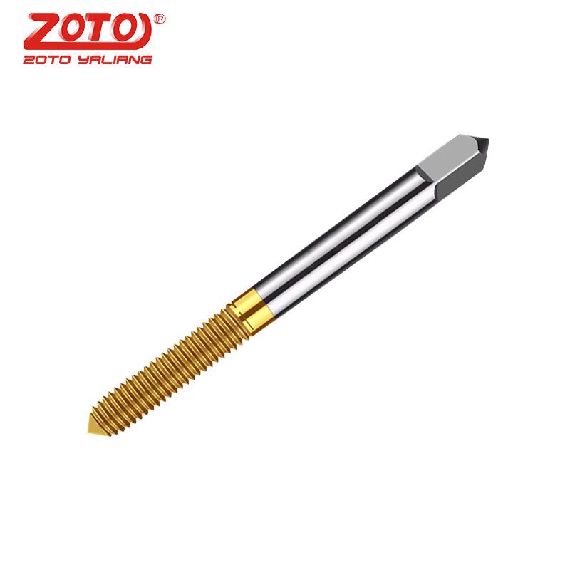 ZOTO Titanium Coated HSS Extrusion Machine Tap Pointed Head, Coated
