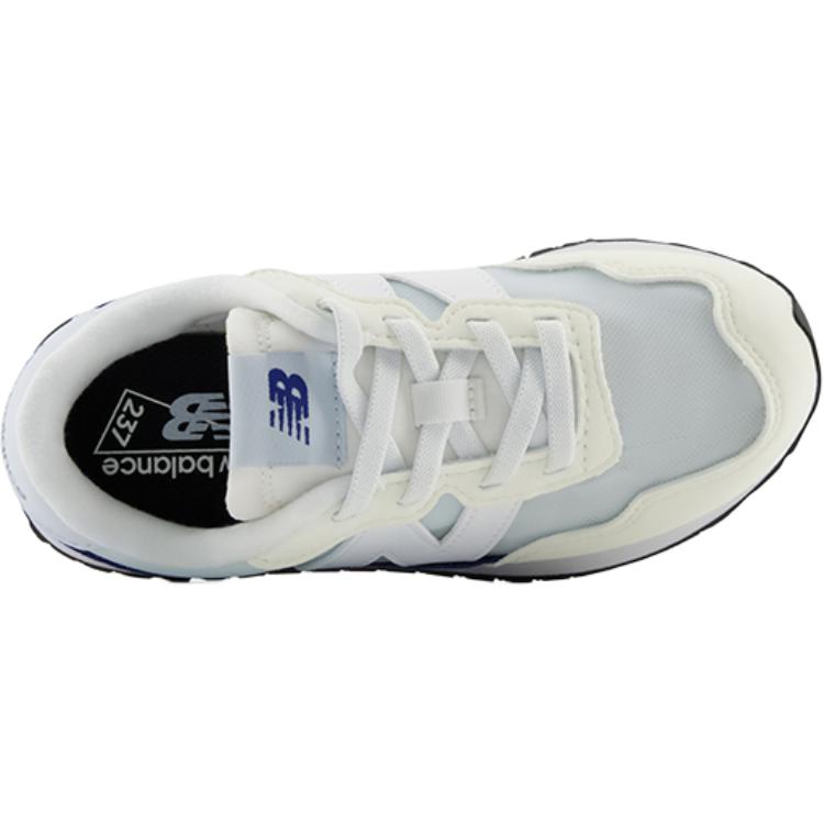 New Balance Nb 237 Comfortable Versatile Durable Low-Top Casual Shoes Kids sneaker White Blue PH237DIW
