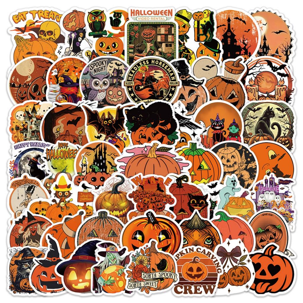 50 ks Samolepky na kufr Vodotěsné samolepky Skútr Počítač Tablet Kreslená dekorace