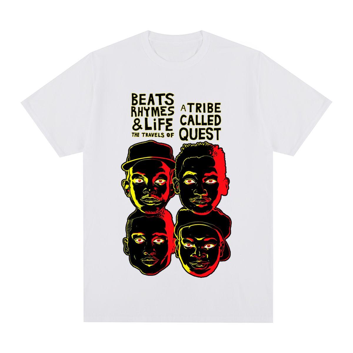 A TRIBE CALLED QUEST ХИП-ХОП Винтажная футболка Midnight Marauders Хлопок Мужская футболка Новая футболка Футболка Женские топы S