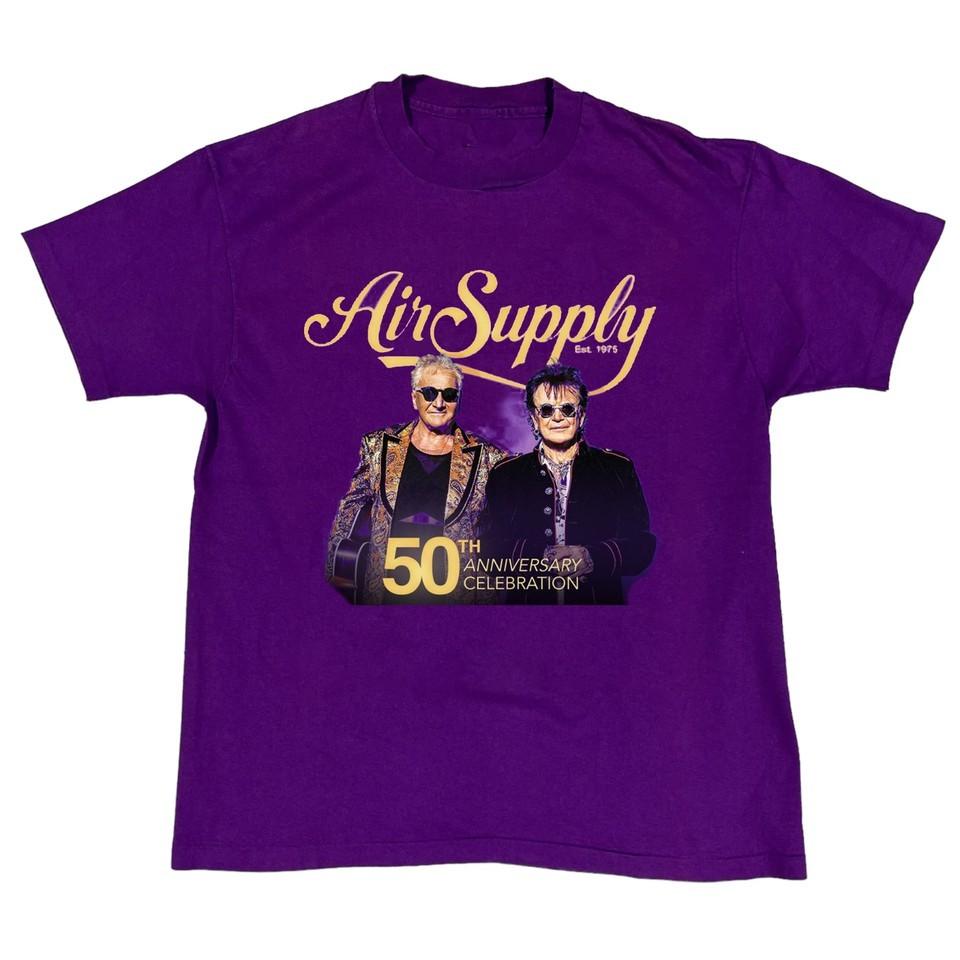 Air Supply 50. Jubiläum Feier 2025 Lila T-Shirt Unisex S-5XL