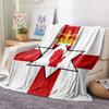 1 Stück Ulster-Print Flanelldecke, Hohe Qualität für alle Jahreszeiten, Heimdekoration, Wärme und Komfort, Perfekt für Weihnachtsgeschenke