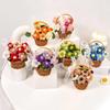 1PC Handmade Crochet Flower Bouquets, Knitted Flower Bouquet For Christmas, Home Decor, Birthday Gift For Woman Wife Mom