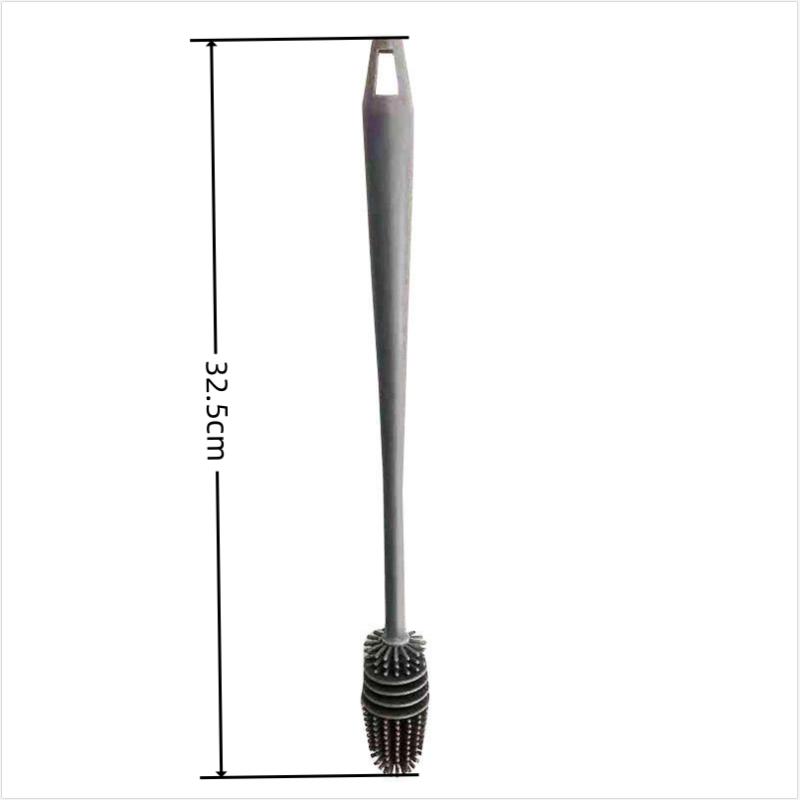 Perie pentru pahare din silicon Scrubber Curatator sticla Instrument de curatare bucatarie Maner lung Sticla de pahar de vin Sticla de sticla Perie de curatare a paharelor