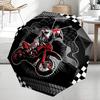off road motorcycles Theme Automatic Umbrella, Lightweight & Portable, 8 Rib, Perfect for Outdoor Travel, Birthdays, Christmas, Gifts.