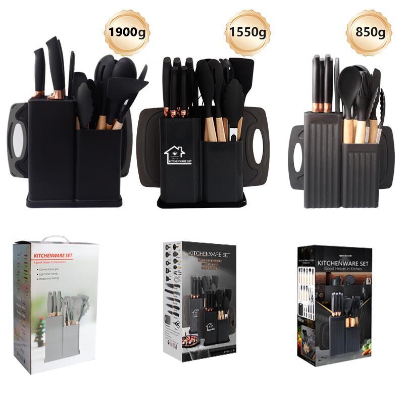 Набор кухонной утвари ZISIZ из 19 предметов, силикон